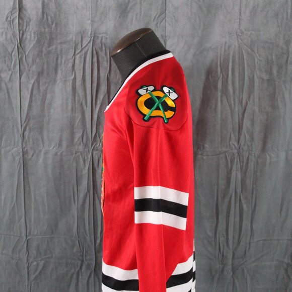 Chicago Blackhawks Jersey (VTG) - 1980s Away by CCM - Men's Small - Picture 4 of 9